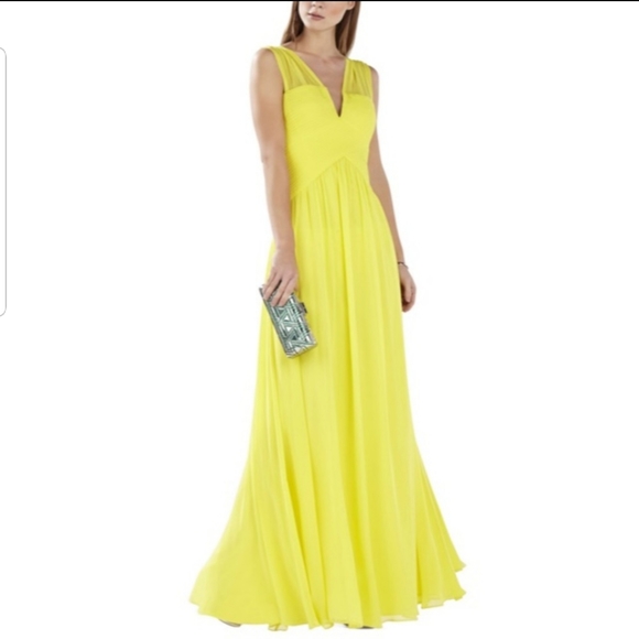BCBGMaxAzria Dresses & Skirts - NWT BCBGMaxAzria Astella Shirred Bodice Gown